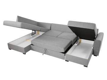 Taberk 5-sits U-Soffa med Divan Vänster - Möbler - Soffa - Bäddsoffa - Hörnbäddsoffa