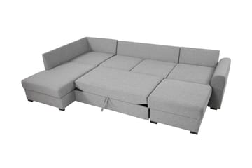 Taberk Bäddsoffa med Divan och Schäslong 4-sits - Beige - Möbler - Soffa - Bäddsoffa - Bäddsoffa divan