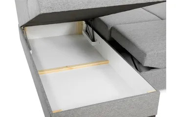 Taberk Bäddsoffa med Divan och Schäslong 4-sits - Beige - Möbler - Soffa - Bäddsoffa - Bäddsoffa divan