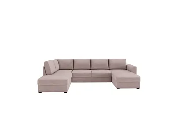 Taberk Bäddsoffa med Divan och Schäslong 4-sits