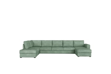 Taberk Bäddsoffa med Divan och Schäslong 5-sits i Bouclé