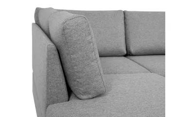 Taberk Bäddsoffa med Divan och Schäslong 5-sits i Chenille - Blå - Möbler - Soffa - Bäddsoffa - Bäddsoffa divan