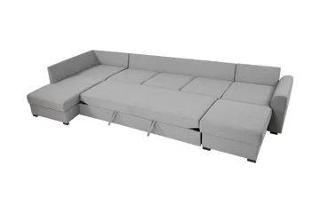 Taberk Bäddsoffa med Divan och Schäslong 5-sits - Rosa - Möbler - Soffa - Bäddsoffa - Bäddsoffa divan