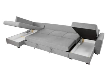 Taberk Large 6-sits U-Soffa med Divan Höger - Möbler - Soffa - Bäddsoffa - Hörnbäddsoffa