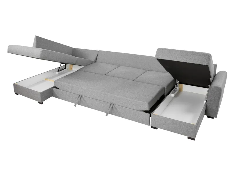 Taberk Large 6-sits U-Soffa med Divan Höger - Möbler - Soffa - Bäddsoffa - Hörnbäddsoffa