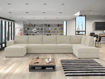 Taberk Large 6-sits U-Soffa med Divan Vänster - Möbler - Soffa - Bäddsoffa - Hörnbäddsoffa