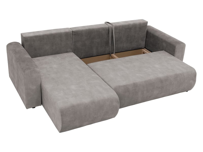 Tacon 3-sits Bäddsoffa med divan - beige - Möbler - Soffa - Bäddsoffa - Hörnbäddsoffa