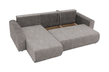 Tacon Bäddsoffa m. Divan 3-sits - Grå - Möbler - Soffa - Bäddsoffa - Bäddsoffa divan