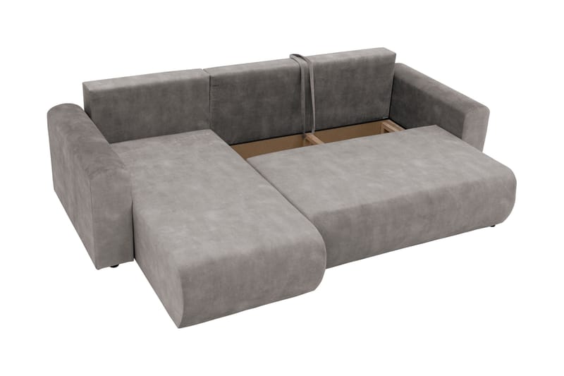 Tacon Bäddsoffa m. Divan 3-sits - Grå - Möbler - Soffa - Bäddsoffa - Bäddsoffa divan
