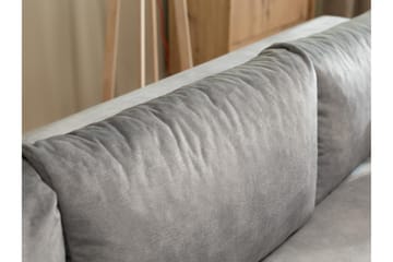 Tacon Bäddsoffa m. Divan 3-sits - Grå - Möbler - Soffa - Bäddsoffa - Bäddsoffa divan