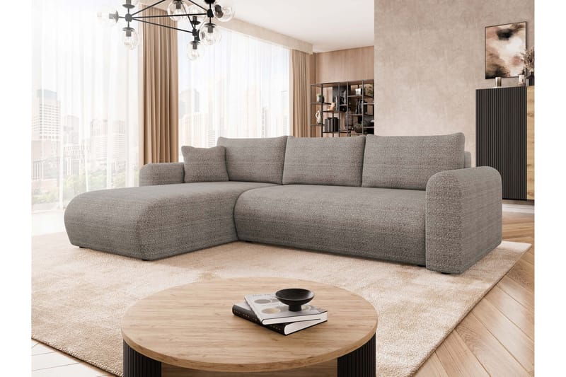 Tacon Bäddsoffa m. Divan 3-sits - Grå - Möbler - Soffa - Bäddsoffa - Bäddsoffa divan