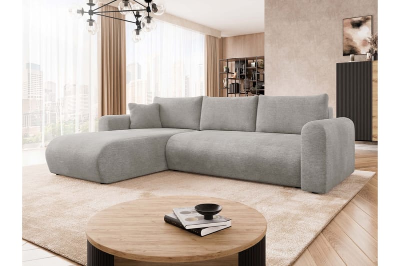 Tacon Bäddsoffa m. Divan 3-sits - Grå/Beige - Möbler - Soffa - Bäddsoffa - Bäddsoffa divan