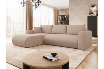 Tacon Bäddsoffa m. Divan 3-sits - Rosa - Möbler - Soffa - Bäddsoffa - Bäddsoffa divan