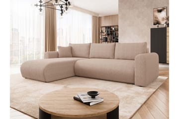 Tacon Bäddsoffa m. Divan 3-sits - Rosa - Möbler - Soffa - Bäddsoffa - Bäddsoffa divan