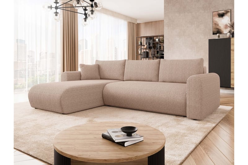 Tacon Bäddsoffa m. Divan 3-sits - Rosa - Möbler - Soffa - Bäddsoffa - Bäddsoffa divan