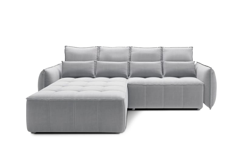 Takara Bäddsoffa med Divan 3-sits - Grå - Möbler - Soffa - Bäddsoffa - Bäddsoffa divan