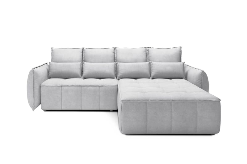 Takara Bäddsoffa med Divan 3-sits - Grå - Möbler - Soffa - Bäddsoffa - Bäddsoffa divan