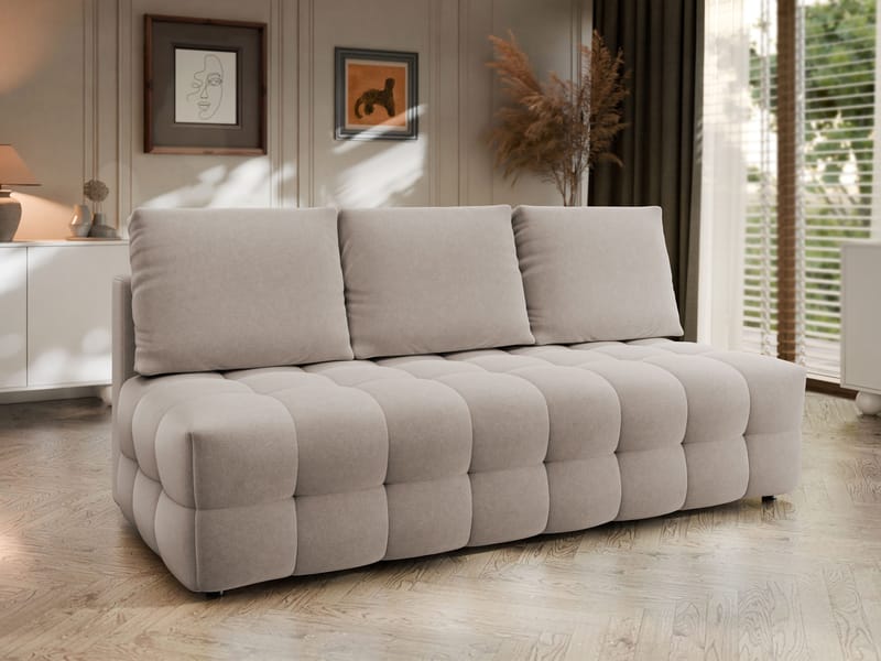 Talvar 3-sits Bäddsoffa - beige - Möbler - Soffa - Bäddsoffa - 3 sits bäddsoffa