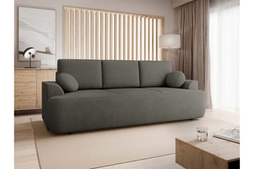 Terros Bäddsoffa 3-sits - Grå - Möbler - Soffa - Bäddsoffa - 3 sits bäddsoffa