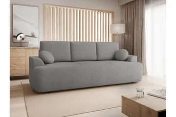 Terros Bäddsoffa 3-sits - Grå - Möbler - Soffa - Bäddsoffa - 3 sits bäddsoffa