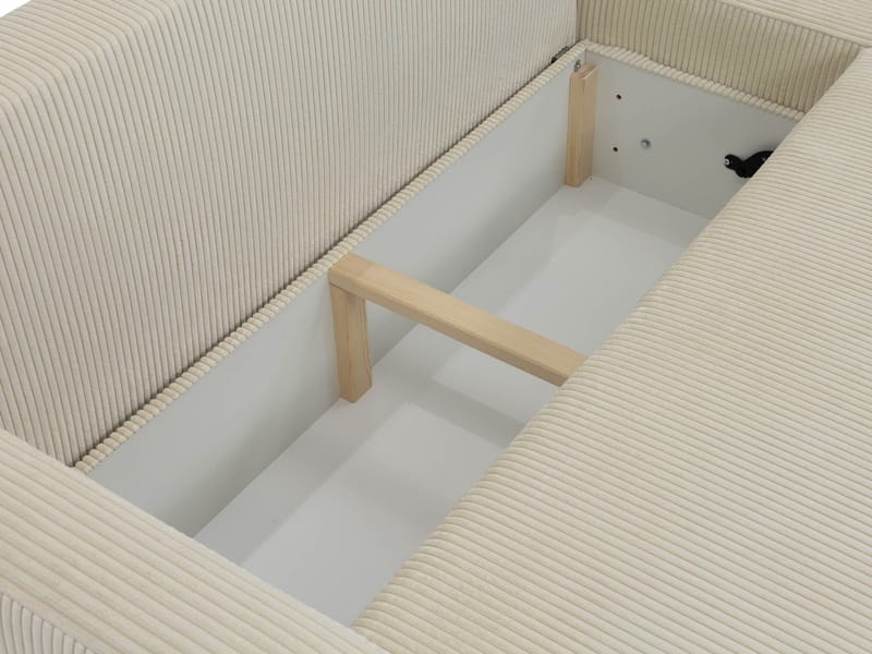 Toren Bäddsoffa med förvaring och Divan Höger - Grå - Möbler - Soffa - Bäddsoffa - Bäddsoffa divan