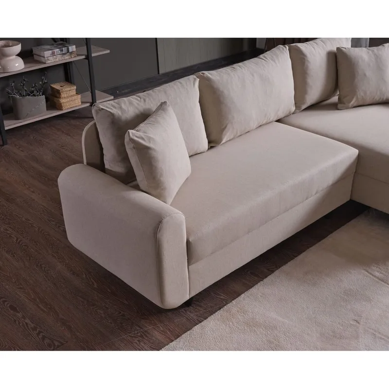 Torlan 3-sits Hörnbäddsoffa - Beige - Möbler - Soffa - Bäddsoffa - Bäddsoffa divan