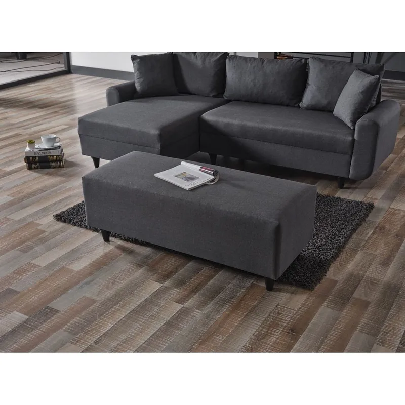 Torlan 3-sits Hörnbäddsoffa - Mörkgrå - Möbler - Soffa - Bäddsoffa - Bäddsoffa divan