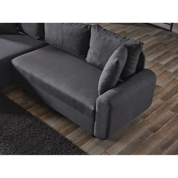 Torlan 3-sits Hörnbäddsoffa - Mörkgrå - Möbler - Soffa - Bäddsoffa - Bäddsoffa divan