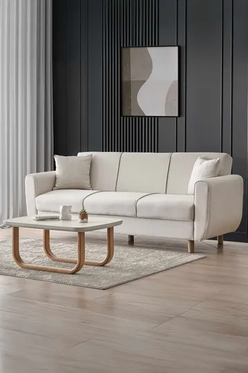 Torlan 3-sits Soffa - Beige - Möbler - Soffa - Bäddsoffa - 3 sits bäddsoffa