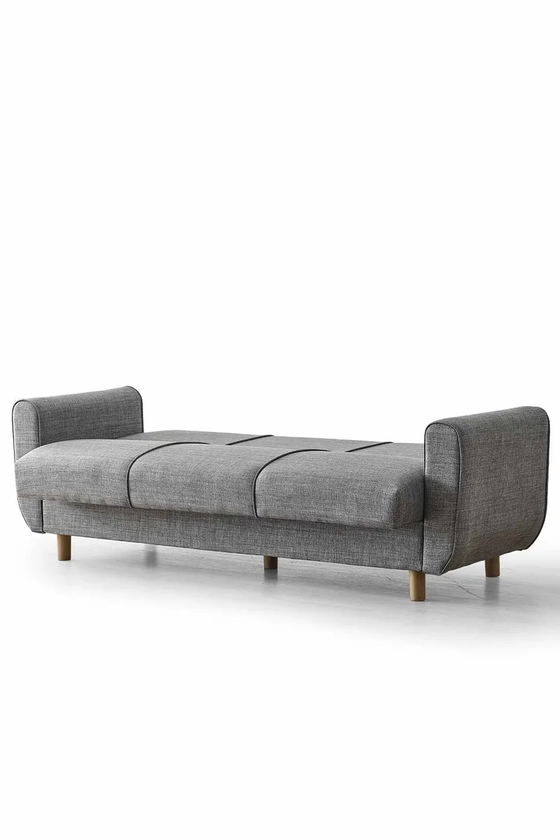 Torlan 3-sits Soffa - Grå - Möbler - Soffa - Bäddsoffa - 3 sits bäddsoffa