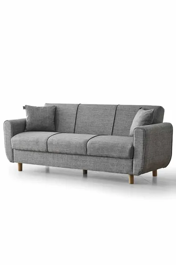 Torlan 3-sits Soffa - Grå - Möbler - Soffa - Bäddsoffa - 3 sits bäddsoffa