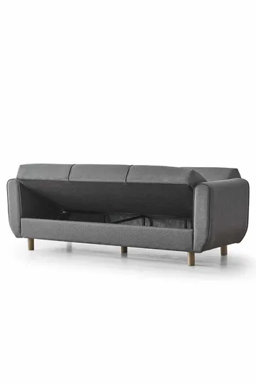 Torlan 3-sits Soffa - Mörkgrå - Möbler - Soffa - Bäddsoffa - 3 sits bäddsoffa