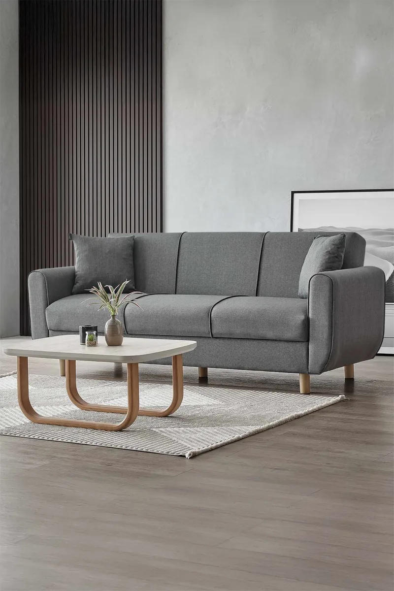 Torlan 3-sits Soffa, Mörkgrå