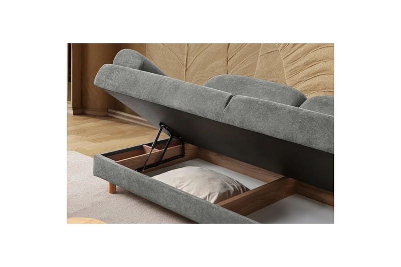 Torrelis Bäddsoffa 3-sits - Antracit - Möbler - Soffa - Bäddsoffa - 3 sits bäddsoffa