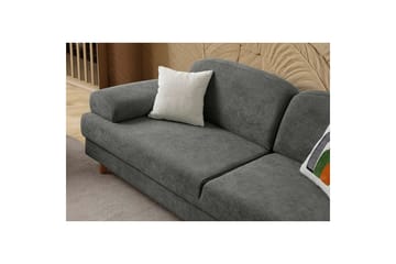 Torrelis Bäddsoffa 3-sits - Antracit - Möbler - Soffa - Bäddsoffa - 3 sits bäddsoffa