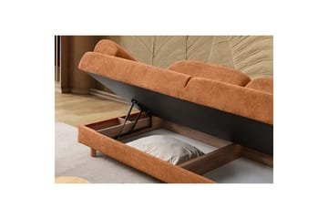 Torrelis Bäddsoffa 3-sits - Terrakotta - Möbler - Soffa - Bäddsoffa - 3 sits bäddsoffa