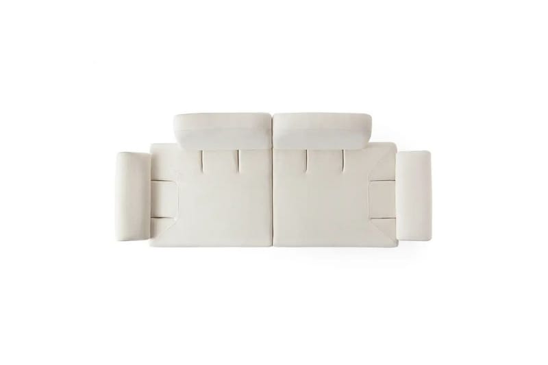 Torrelis Bäddsoffa 3-sits - Vit - Möbler - Soffa - Bäddsoffa - 3 sits bäddsoffa