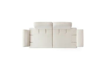 Torrelis Bäddsoffa 3-sits - Vit - Möbler - Soffa - Bäddsoffa - 3 sits bäddsoffa