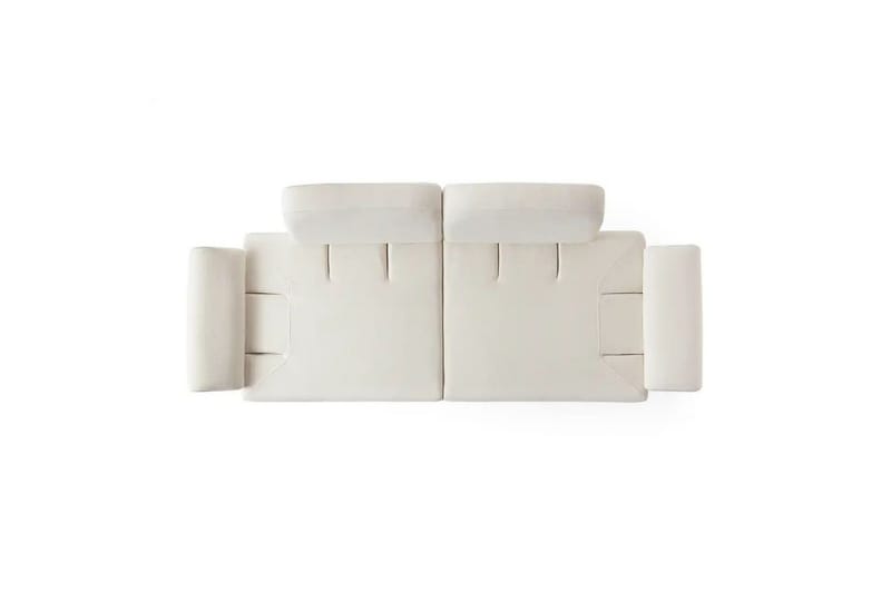 Torrelis Bäddsoffa 3-sits - Vit - Möbler - Soffa - Bäddsoffa - 3 sits bäddsoffa