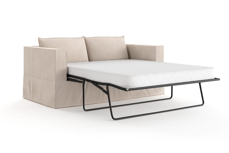 Travstad 3-sits Bäddsoffa i Chenille - Beige - Möbler - Soffa - Bäddsoffa - 3 sits bäddsoffa
