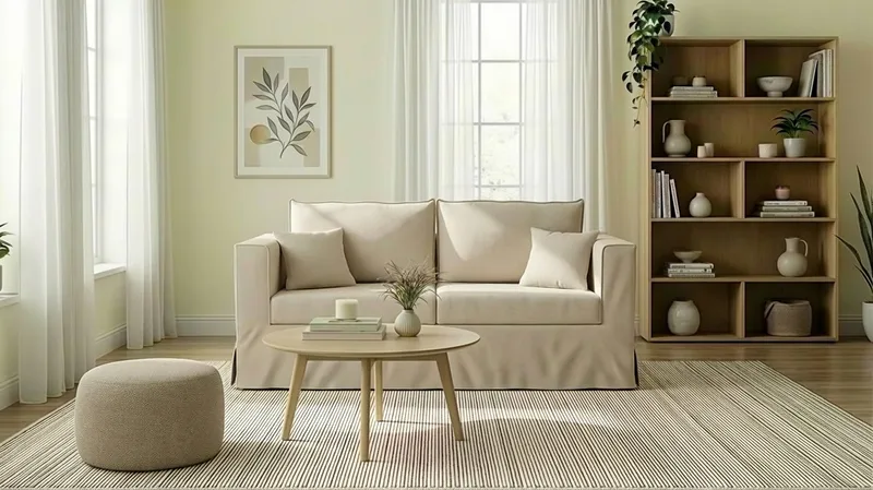 Travstad 3-sits Bäddsoffa i Chenille - Beige - Möbler - Soffa - Bäddsoffa - 3 sits bäddsoffa