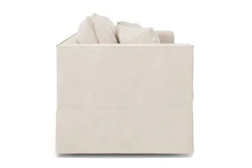 Travstad 3-sits Bäddsoffa i Chenille frammåtbäddad - Beige - Möbler - Soffa - Bäddsoffa - 3 sits bäddsoffa