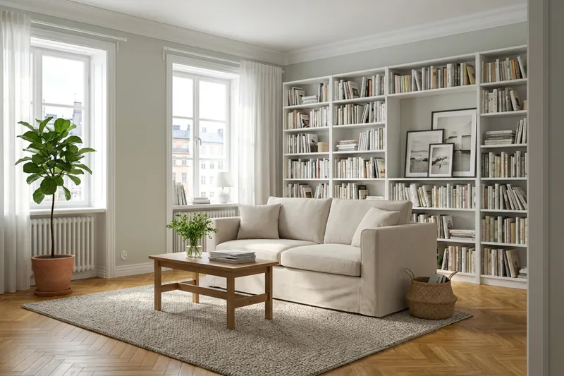 Travstad 3-sits Bäddsoffa i Chenille frammåtbäddad - Beige - Möbler - Soffa - Bäddsoffa - 3 sits bäddsoffa