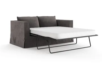 Travstad 3-sits Bäddsoffa i Chenille - Grå - Möbler - Soffa - Bäddsoffa - 3 sits bäddsoffa