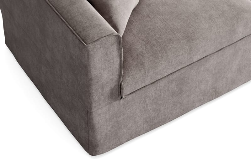 Travstad 3-sits Bäddsoffa med HVILA Bäddmadrass 140x200 cm Memoryskum med Tvättbar klädsel - Grå - Möbler - Soffa - Bäddsoffa - Framåtbäddad bäddsoffa