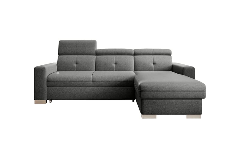 Trent Bäddsoffa m. Divan med Förvaring 3-sits, Grå