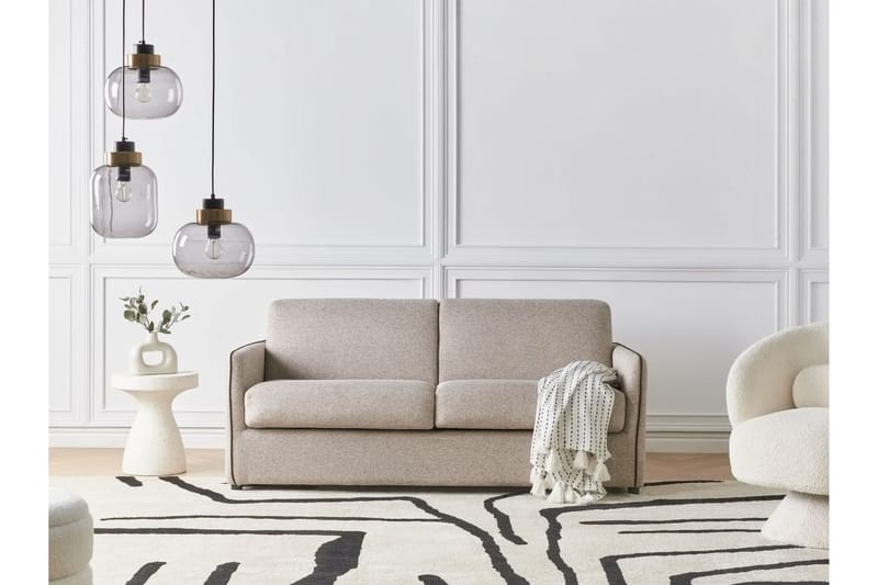 Triveni Bäddsoffa 2-sits - Beige - Möbler - Soffa - Bäddsoffa - 2 sits bäddsoffa