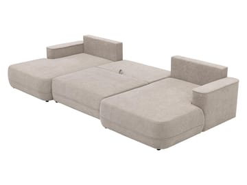 Uppland Bäddsoffa Dubbeldivan 5-sits - Beige - Möbler - Soffa - Bäddsoffa - U bäddsoffa