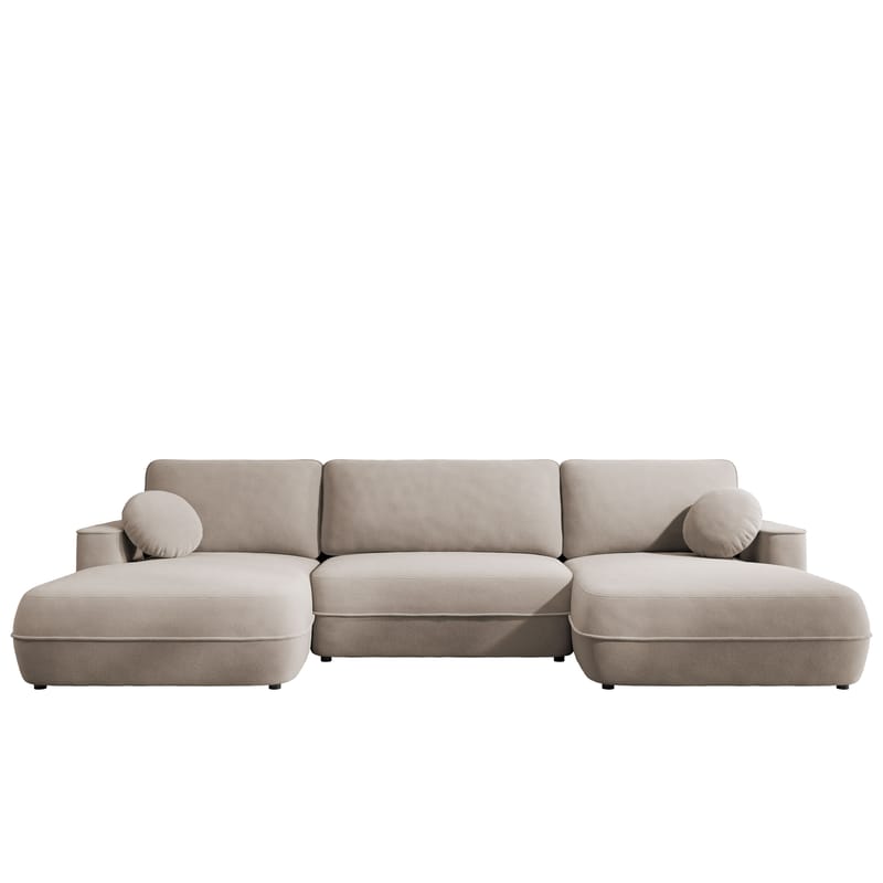 Uppland Bäddsoffa Dubbeldivan 5-sits, Beige