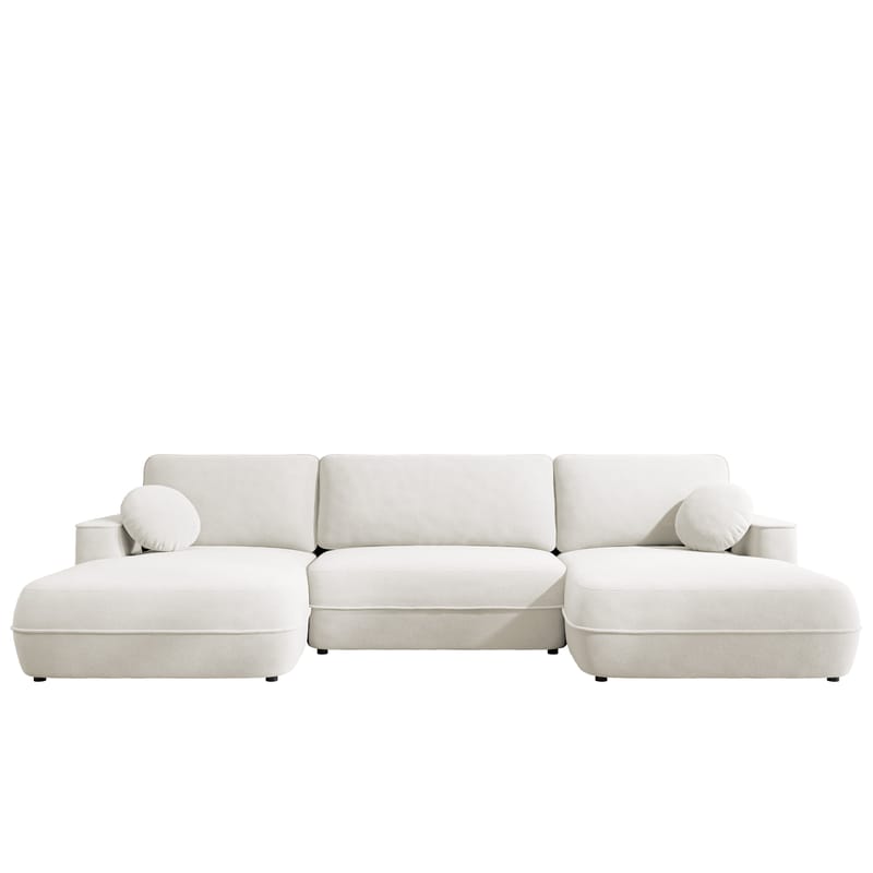 Uppland Bäddsoffa Dubbeldivan 5-sits - Vit - Möbler - Soffa - Bäddsoffa - U bäddsoffa